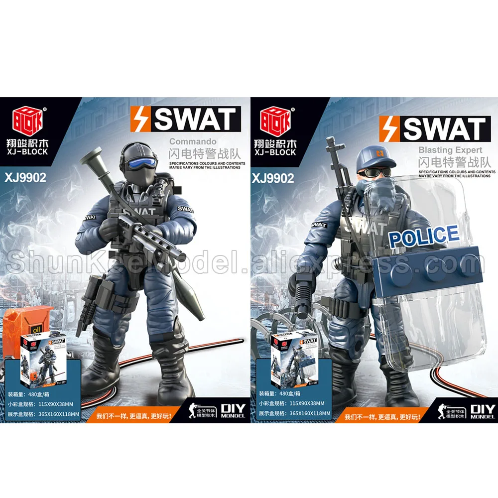 8 pçs chamada de dever militar mini swat soldados figuras armas do exército armas conjuntos modelo blocos de construção bonecas tijolos kit brinquedo menino