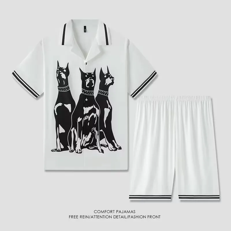 

Men sleeping tracksuit Men brand outfit designer Sleeveless Men's suits drop shipping