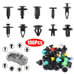Car Fastener Clips Mixed Rivet Pin Retainer Universal Auto Bumper Door Interior Plastic Panel Random Screw Clip Kits