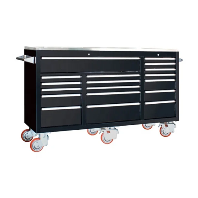 Garagem Ferramenta Peito Bancada, Metal Tool Cabinet