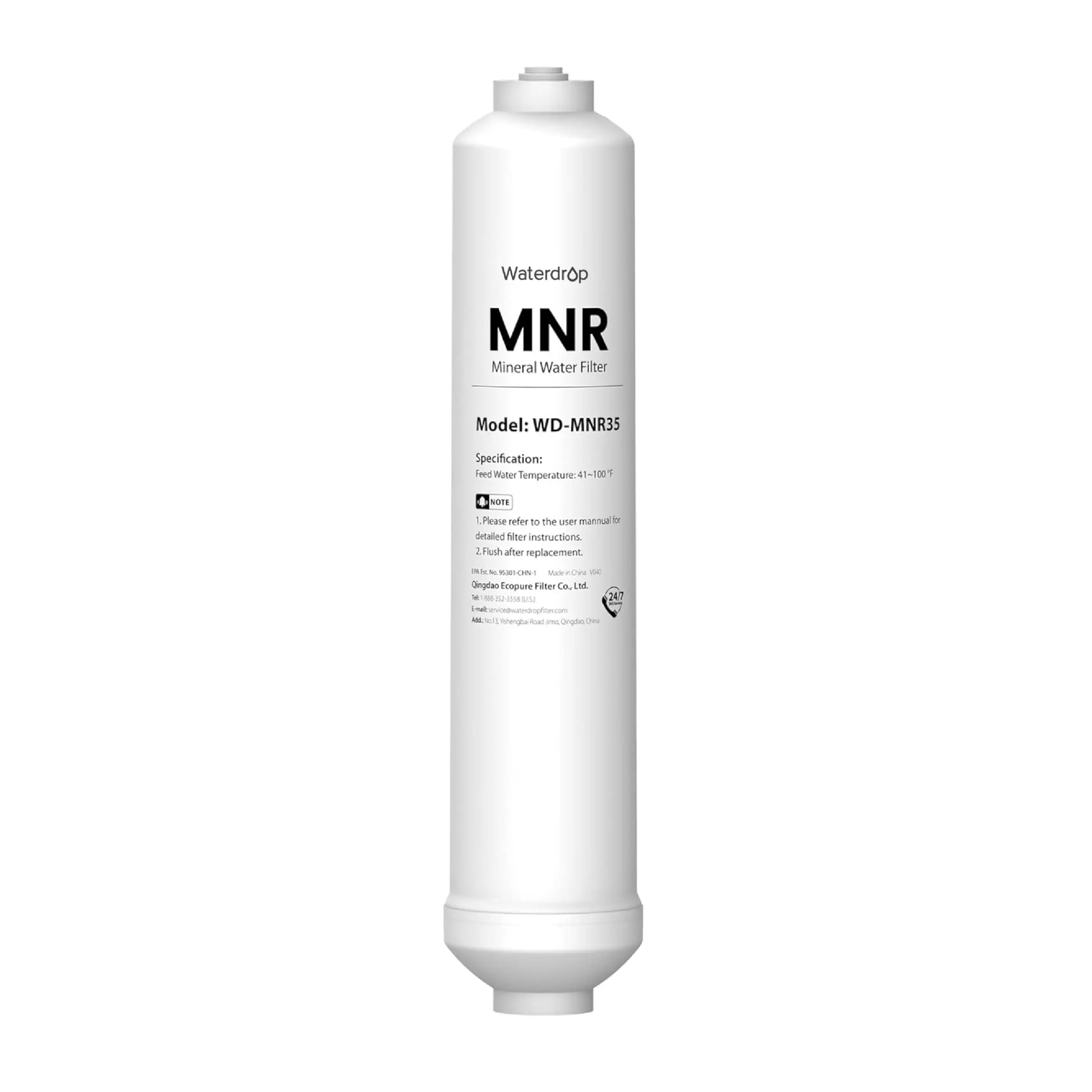 Waterdrop MNR35 Remineralization Filter Compatible With Undersink RO System