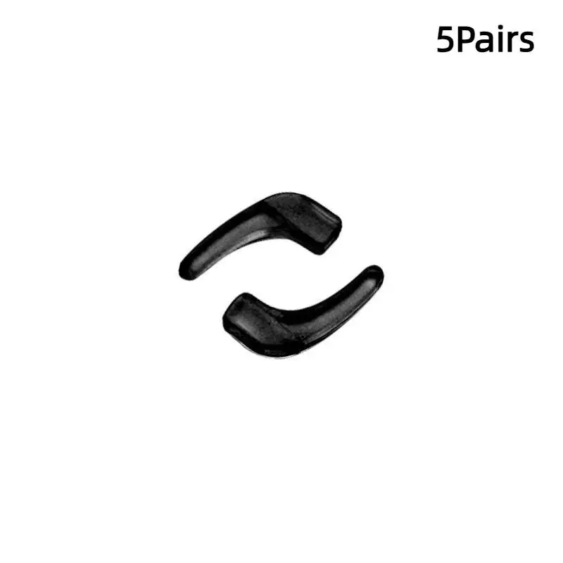 Silicone Eyeglass Ear Grips Washable Anti Slip Universal Soft Fit for All Glasses Work Sports Leisure Daily Use