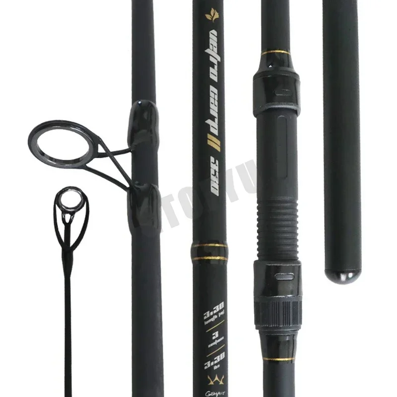 Carp Fishing Rods Super Hard 3.3m 3.6m 3.9m High Carbon Fibe 3 Sections Feeder Fishing Rod Travel Fishing Longcast  Beach Rod