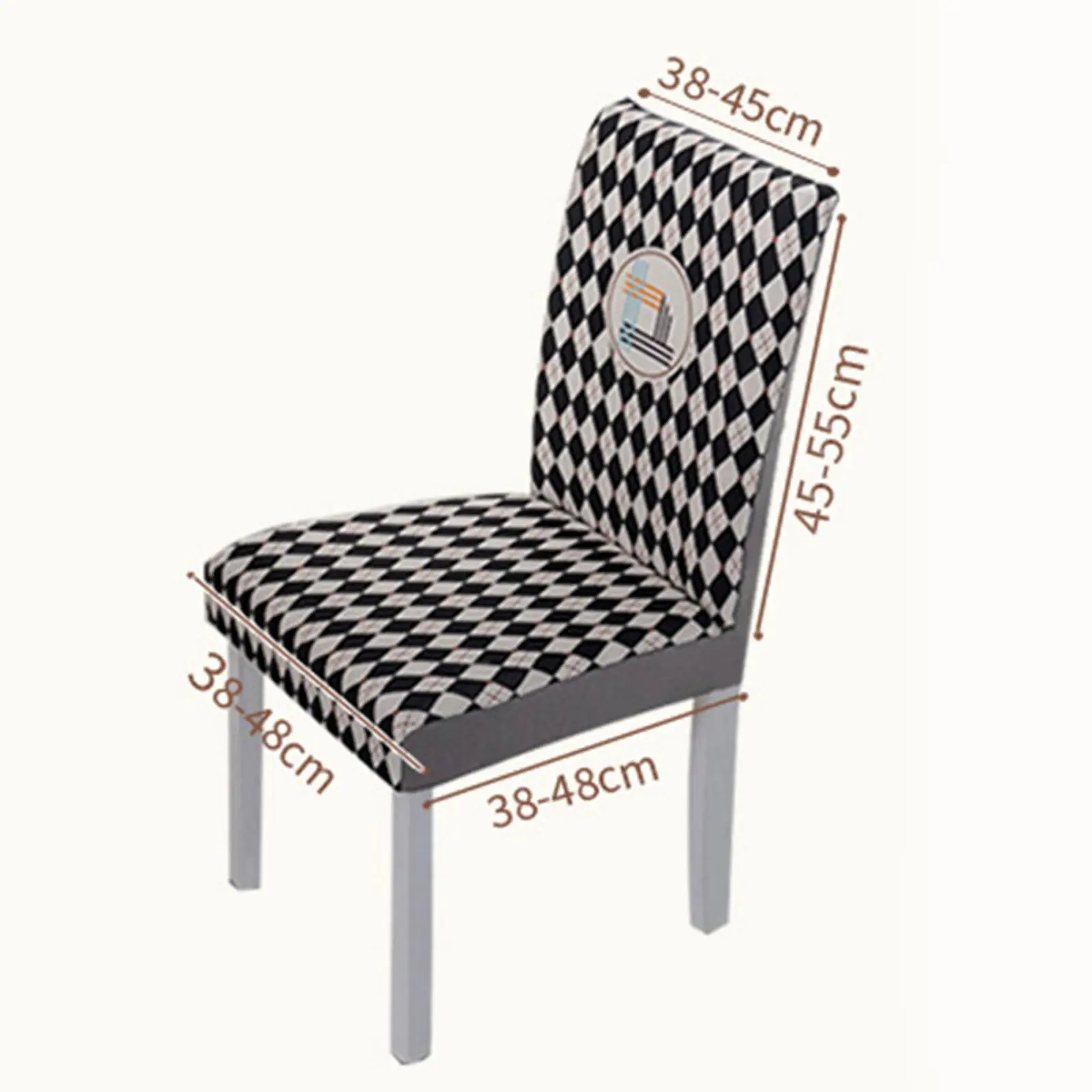 غطاء كرسي الطعام، مقعد ناعم قابل للإزالة وغطاء خلفي قابل للتمدد لحفلات الزفاف والفنادق والولائم