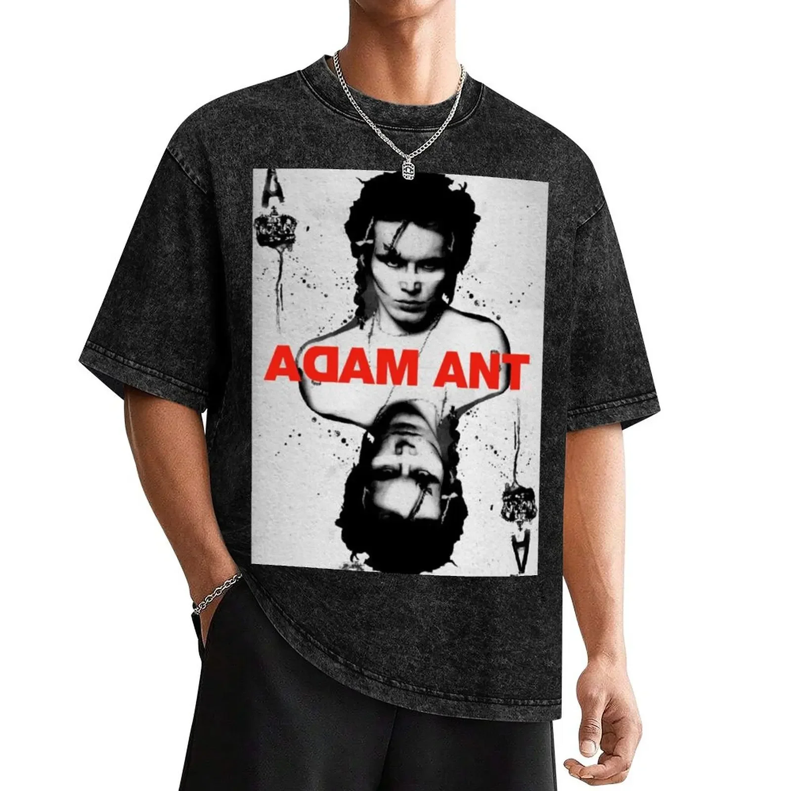 

Ace of ants - Adam Ant playing card T-Shirt vintage t shirts cheap stuff shirts graphic tee mens shirts graphic tee