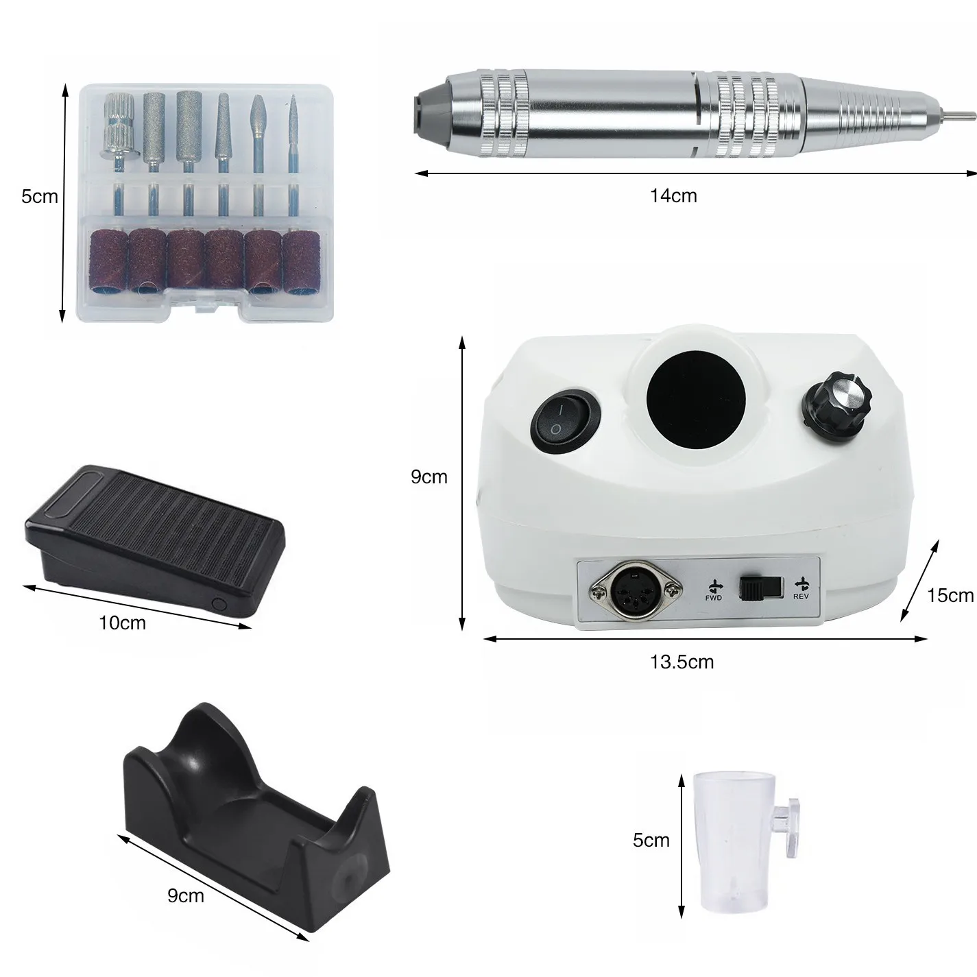 35000RPM 電動ネイルドリルマシン ネイルジェルポリッシャー ネイルサロン機器 強力研磨ネイルファイル バフ研磨 マニキュアツール