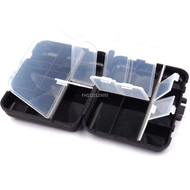 

Портативный складной контейнер для хранения рыболовных принадлежностей Luya, рыболовные снасти, коробка с разделенной сеткой для приманки, двухсторонняя рыболовная группа