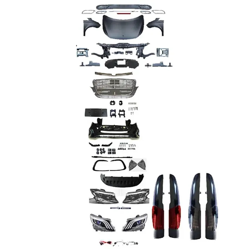 

STLFWholesale Custom Headlights Taillights Body Kits for s Bensz VITO V250 V260 V300 2007-2015 UPGRADES V300 Style