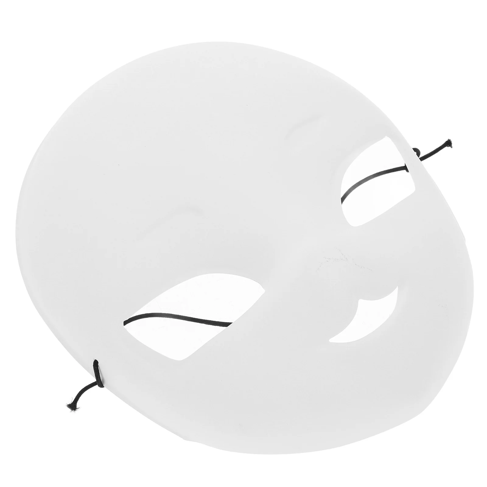 

Blank White Fox Mask Thick Plastic Unfinished DIY Masquerade Mask for Halloween Cosplay Birthday Party Blank Masks to Decorate