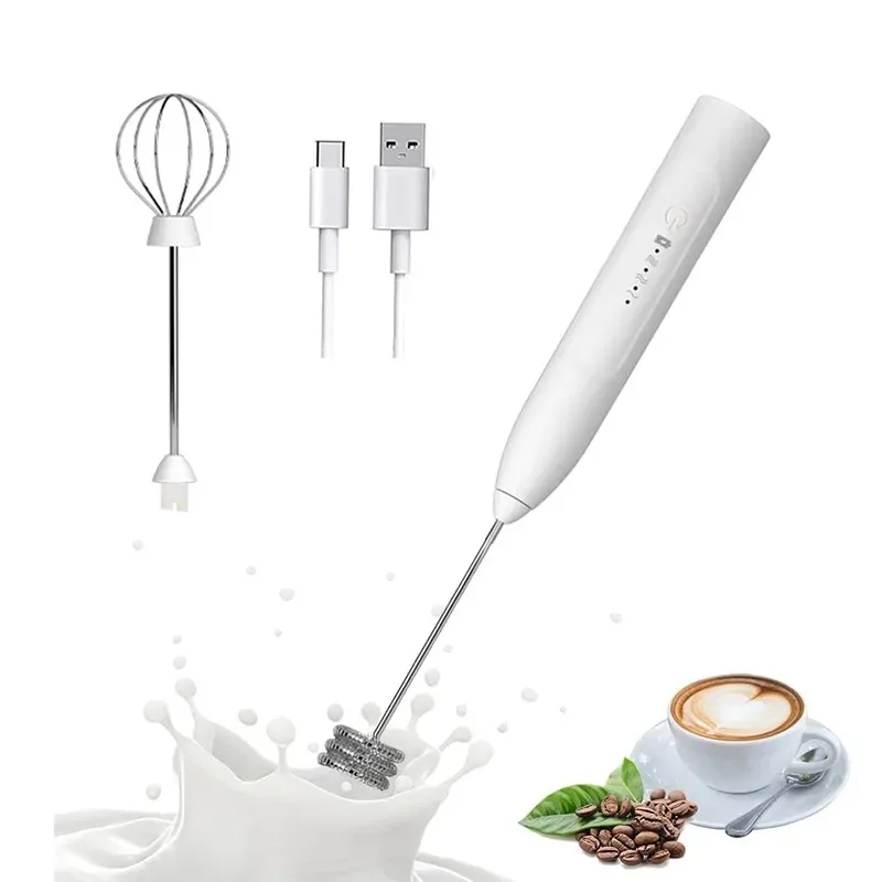 Handheld Stirrer With Electric Milk Frother Egg Whisk Blenders for Kitchen Items Hand Mixer Manual Egg Beater Gadgets Blender