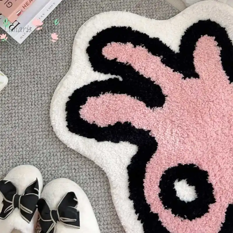 Cute rug living room sofa cat scratching bedside blanket bedroom floor mat - instagram style