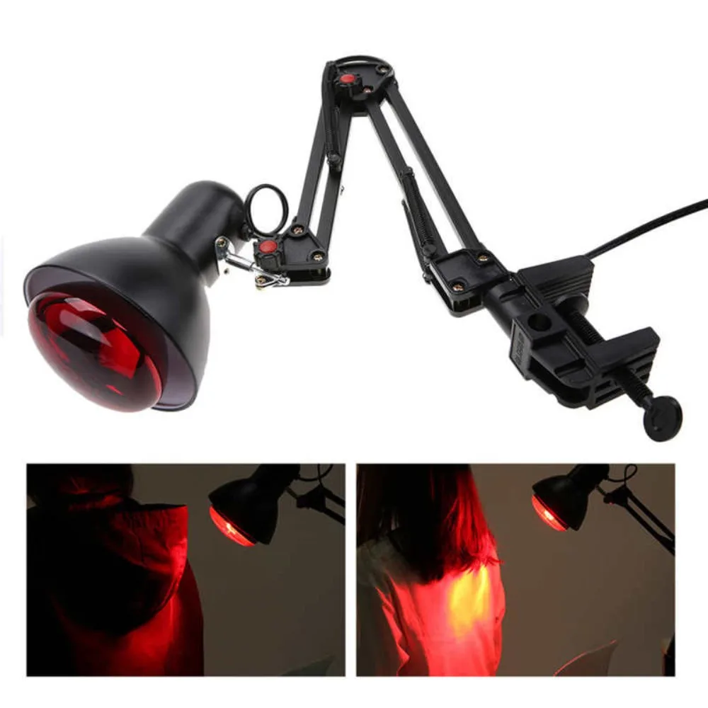 ZONGKUNG Physiotherapy Lamp Massage Tools Infrared Heat Heating Therapy Light Pain Relief Health Care Black Relief Pain Tools