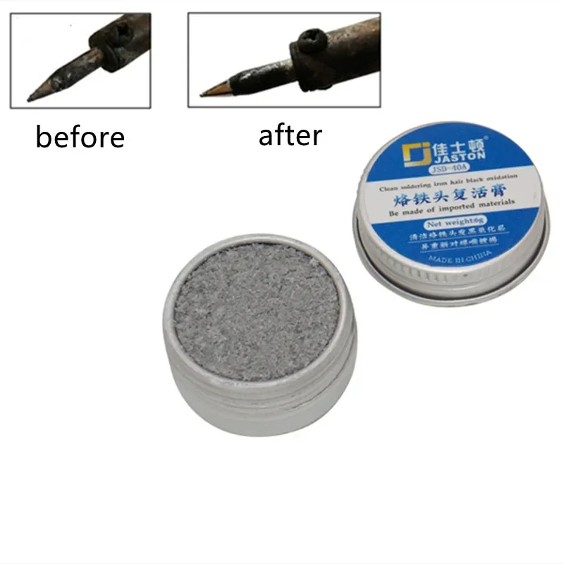 Electrical Soldering Iron Tip Refresher solder Cream Clean Paste  Solder Iron Tip  Non-stick Tin Resurrection Repair Tools