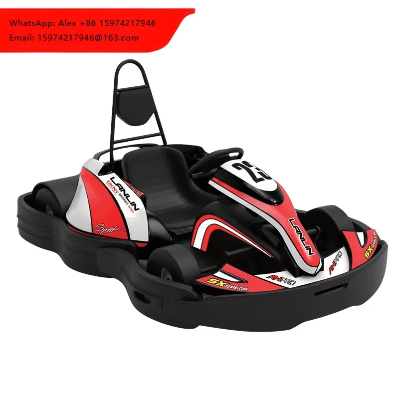 Adult Outdoor Indoor Battery Powered Electric Racing Kart With Chain Drive 60V 2000W 60km/h