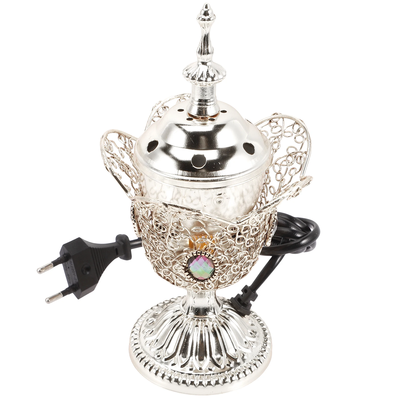 ธูป Burner Vintage Home Decor อิเล็กทรอนิกส์ไฟฟ้าตกแต่งบ้านไฟฟ้า Vintage Iron ในร่ม Censer ตกแต่งธูปตกแต่ง