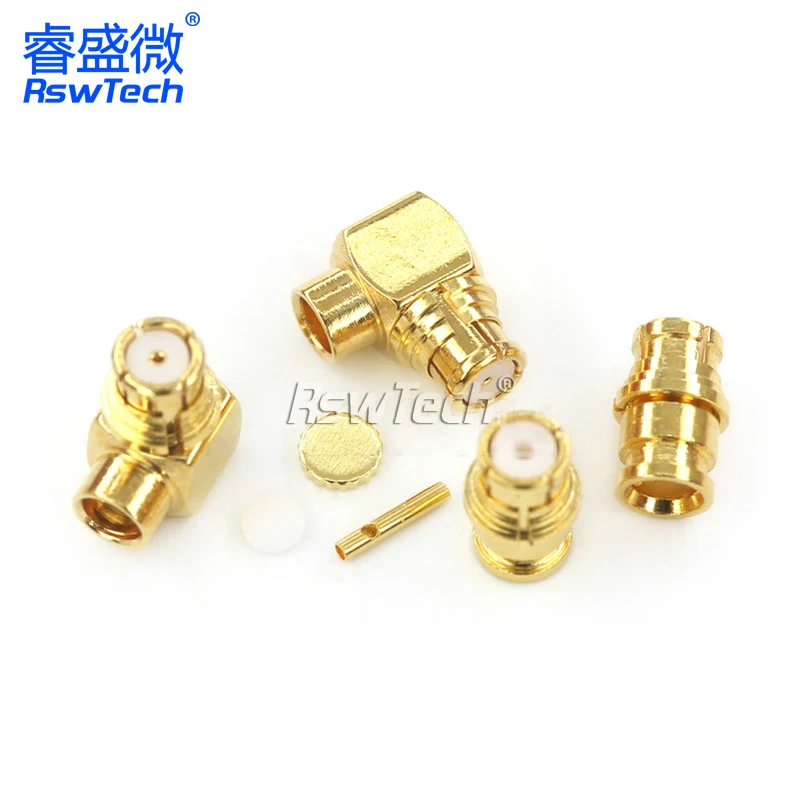 1 PCS SMP-KB2 SMP-KWB2 Adapter for RG405 Semi-felxible Semi-Rigid Cable All Copper Gold-Plated