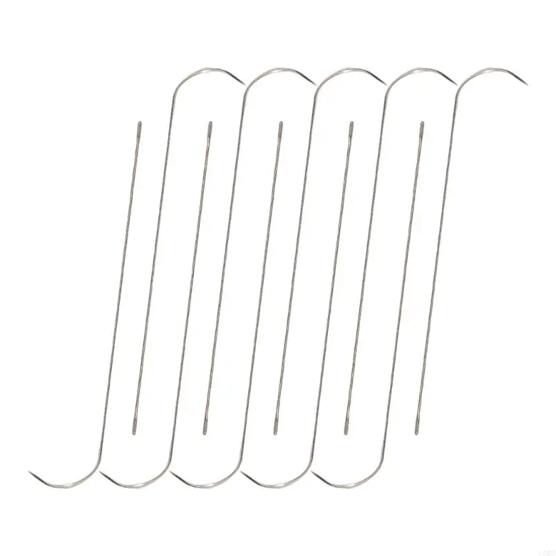 

Шнур Универсальный 10 шт. Игла для бисероплетения из сплава Очень большие отверстия для глаз для гладкого нарезания нити с бусин