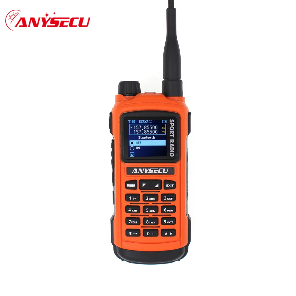 بيع Anysecu AC-580 لاسلكي لاسلكي تخاطب راديو رياضي احترافي 5 واط محطة راديو VHF136-174 ميجا هرتز UHF 400-520 ميجا هرتز #2
