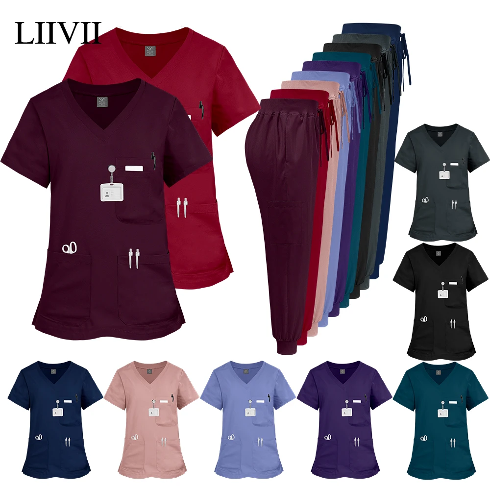 conjunto-de-uniforme-medico-para-medicos-e-enfermeiros-roupas-de-enfermagem-para-homens-e-mulheres-uniforme-cirurgico-antirrugas-top-e-calca-para-trabalho-hospitalar-atacado-de-roupas-de-trabalho