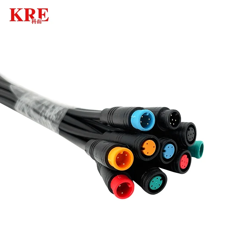 5/10/100 Set M6 M8 2 3 4 5 6 Pin Julet Electric Butt Plug Connector Wiring Line Scooter Brake Cable Pluger Signal Sensor 20CM - Image 5