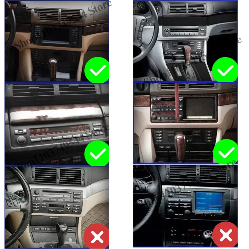 Car Radio For BMW M5 E39 E53 X5 1999-2006 Android Auto GPS Navigation Head Unit Multimedia Video Player 5G WIFI Carplay No 2din