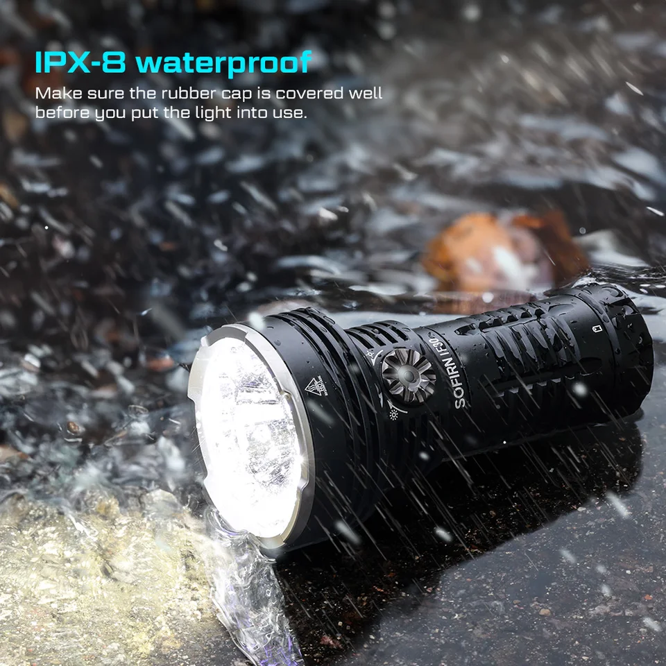 Sofirn IF30 LUMINUS SFT40 LED Flashlight Powerful 12000lm 32650