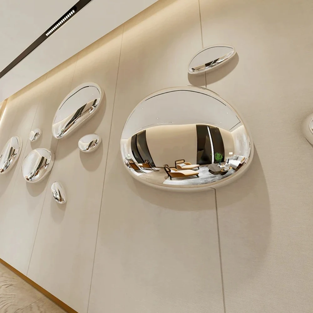 

Креативный декор для стен: имитация нержавеющей стали, камни, капли воды, художественное оформление, роскошные подвесные светильники для гостиниц, декор для гостиной