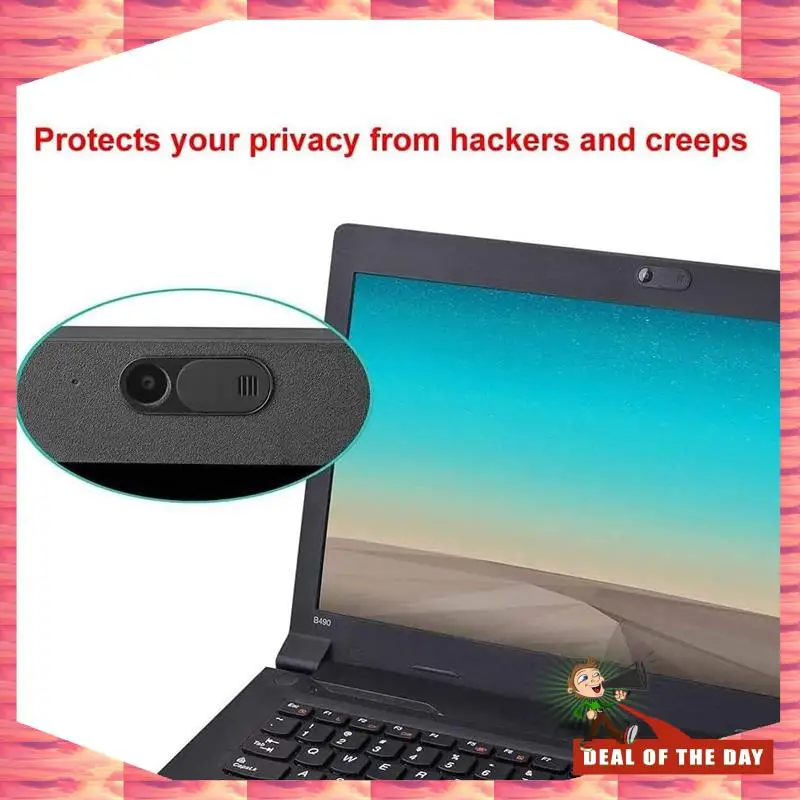 24-Hour Delivery Webcam Camera Protective Cover Privacy Protective Cover Suitable For Mobile Phones, Tablets, Laptops, 5 Packs B