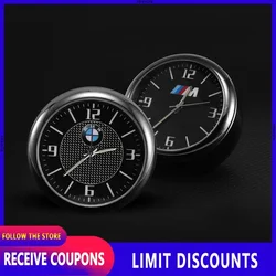 Car Interior parts mini Clock Watch Auto Electronic Quartz Watch For BMW 5Series 3Series X5  Series X3 1Series X6 X1 M3 M Z4 M5