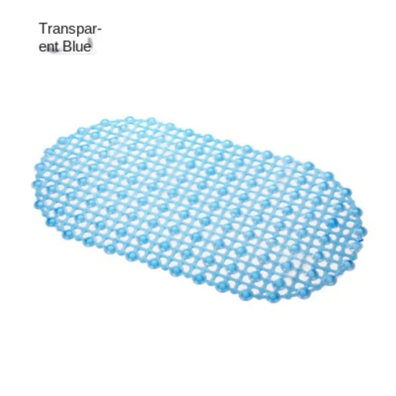 Transparent Non-Slip Shower Mat with Soft Massage, Bathroom Floor