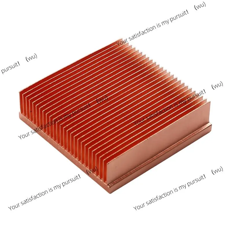 40X40x11mm Pure Copper Heatsink Skiving Fin DIY Heat Sink Radiator For Electronic CHIP IC Cooling Cooler