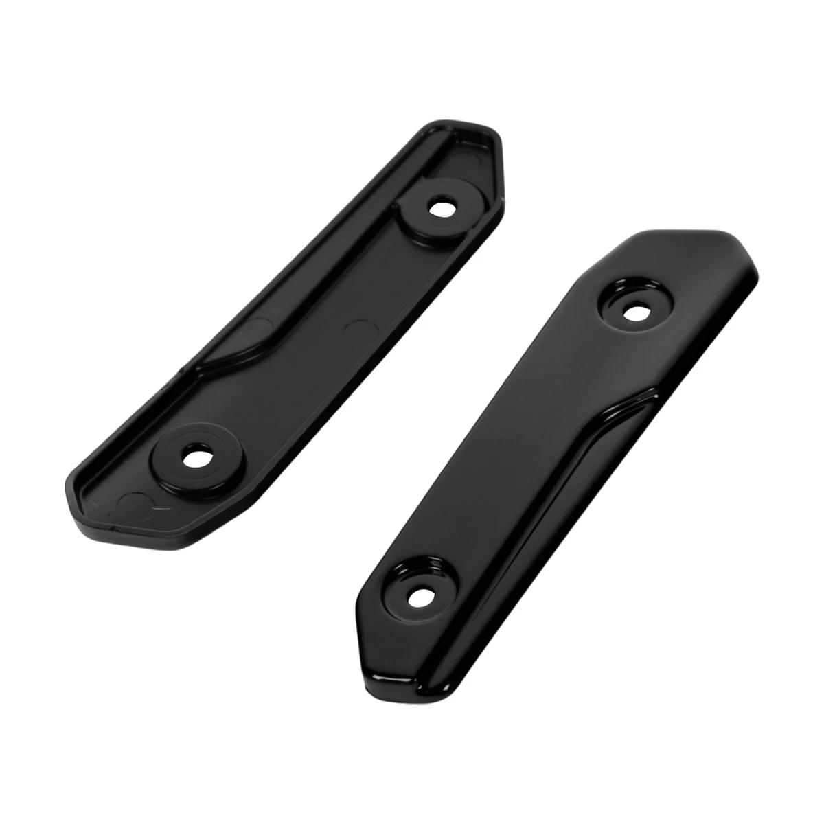 زخارف الزجاج الأمامي باللون الأسود اللامع لموديلات Harley Touring Road Glide 2024-2025 CVO 2023-2025 FLTRXSE قولبة جانبية للزجاج الأمامي #5