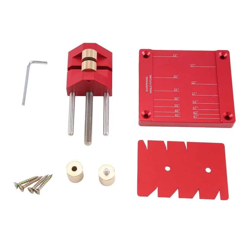 

Honing Guide System Chisel Sharpening Kit Aluminum For Woodworking Chisels And Planes
