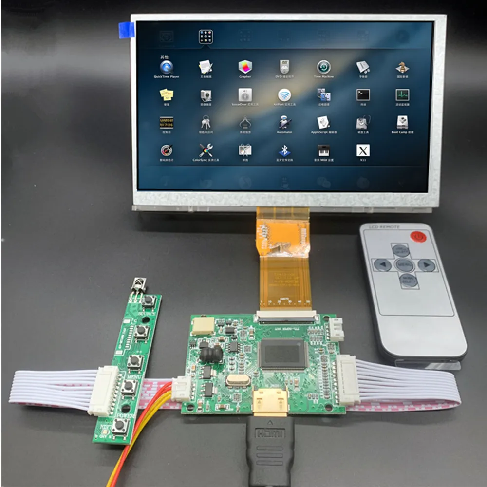 7 Inch 1024*600 HDMI-Compatible Screen LCD Display With Driver Board Monitor For Raspberry Pi Banana/Orange Pi Mini Computer