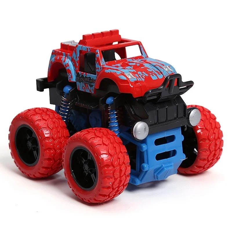 Children's toy car 4WD off-road vehicle stunt tipper inertia car boy's toy car dinosaur return