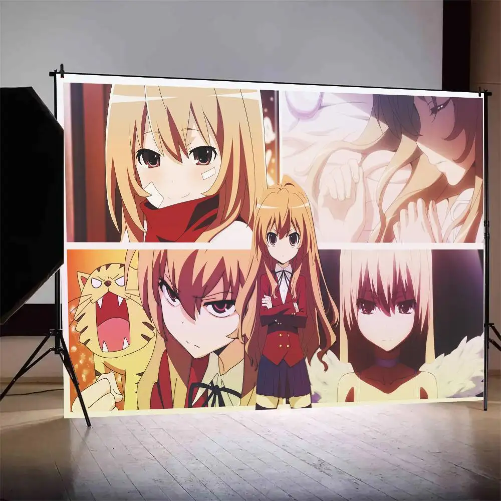 1 قطعة أنيمي T-Toradora الديكور خلفية نسيج التصوير خلفية معدات الاستوديو اكسسوارات الديكور المنزل