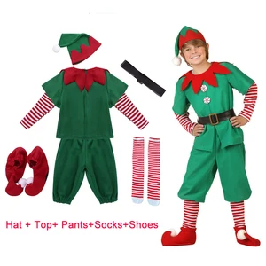 2024 Elf Green Girls Weihnachtskostümfestival Santa Claus für Mädchen Neujahr Kinder Kleidung Fantasy Weihnachtsfeier Kleid 8 Hauptverkäufe Huma Elvis Presley - №3