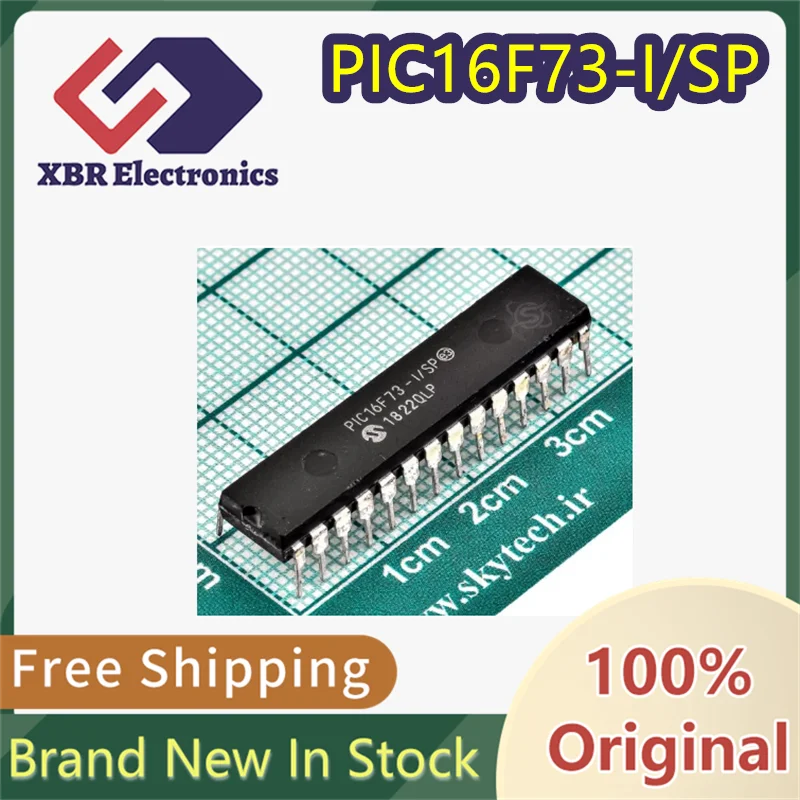 (5/50 قطع) PIC16F73-I/SP PIC16F73 DIP-28 متحكم دقيق العلامة التجارية الجديدة حقيقية في المخزون شحن مجاني