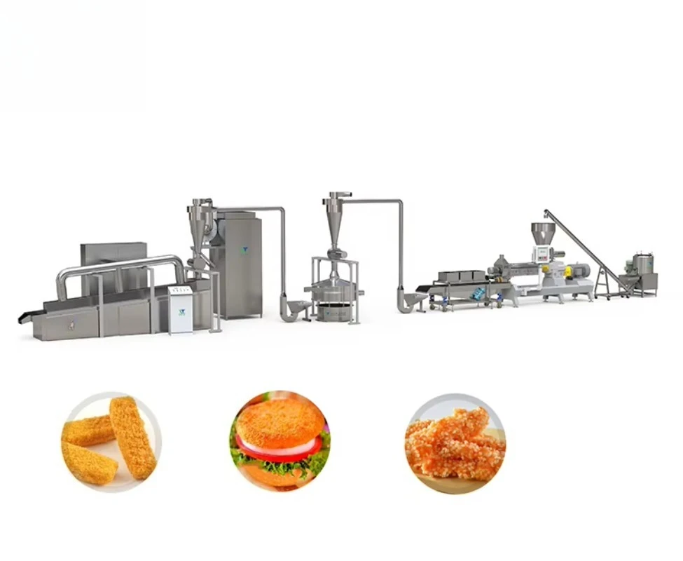 Automatic Breadcrumb Extruder Production Line Economical & Efficient Processing Machine Custom