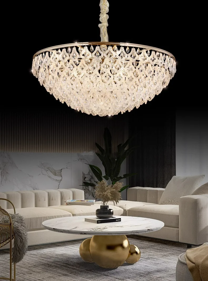 

home decorationPendant lights, luxury crystal living room chandelier, dining room Pendant lamp, ceiling light, indoor lighting