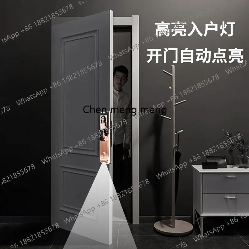 Facial recognition fingerprint lock, home security door password lock, smart electronic lock