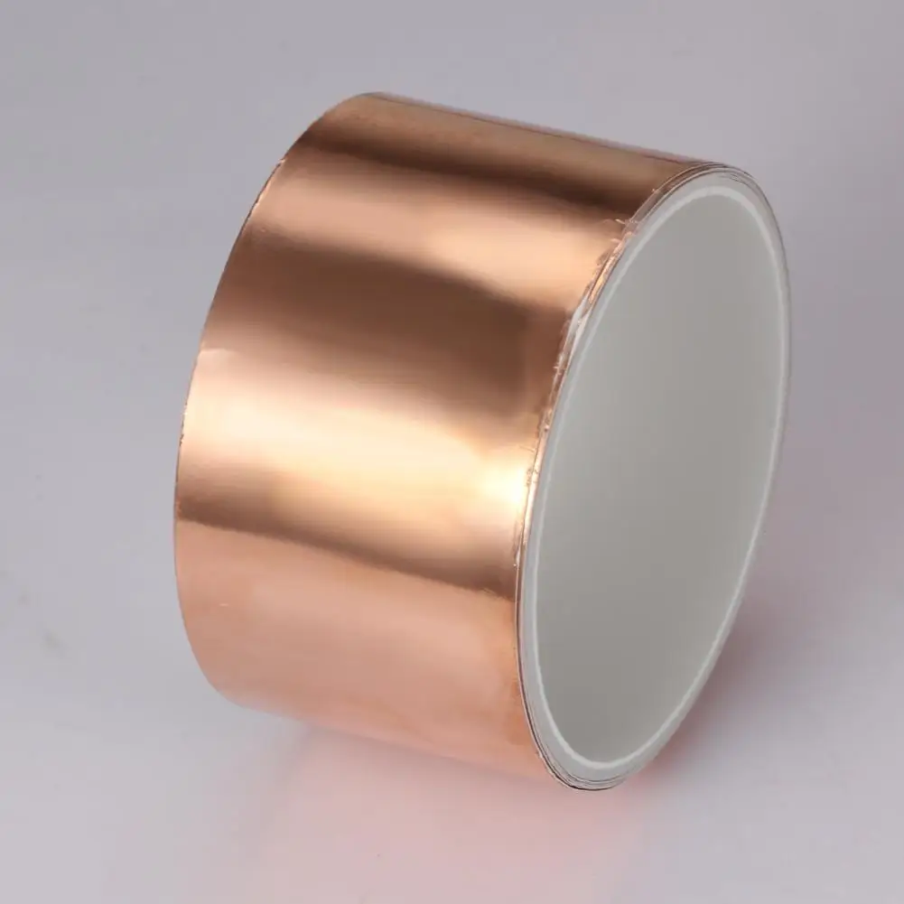 50mm x2M Copper Foil Tape EMI Shielding Guitar Slug Snail Barrier