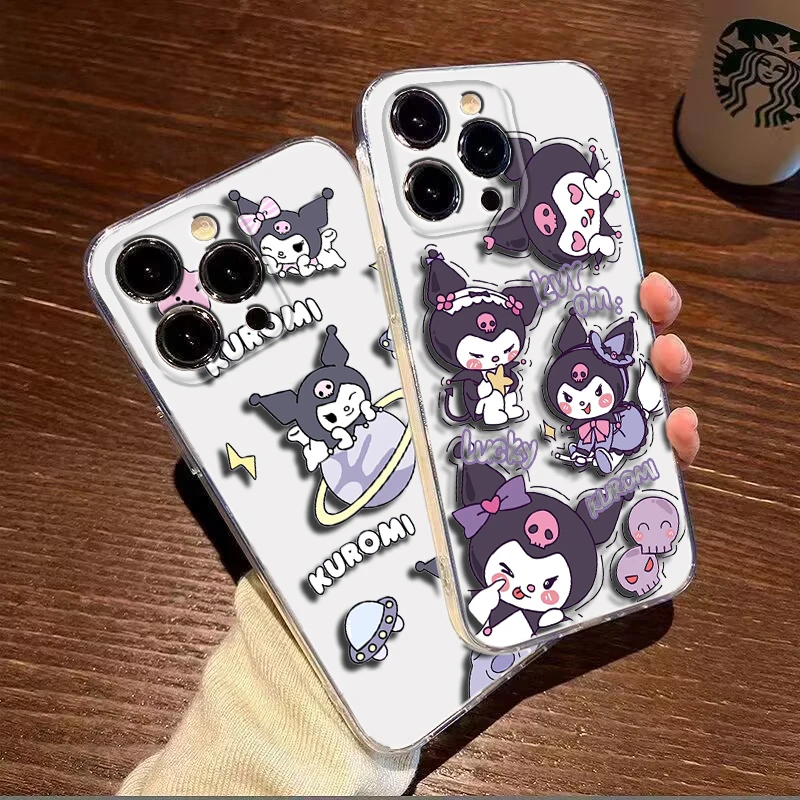 Kuromi cute Soft Case for Redmi Note 11S 10 9 POWER Xiaomi Mi 10T 11 11T Pro F1 A3 Poco M3 M4 X3 NFC