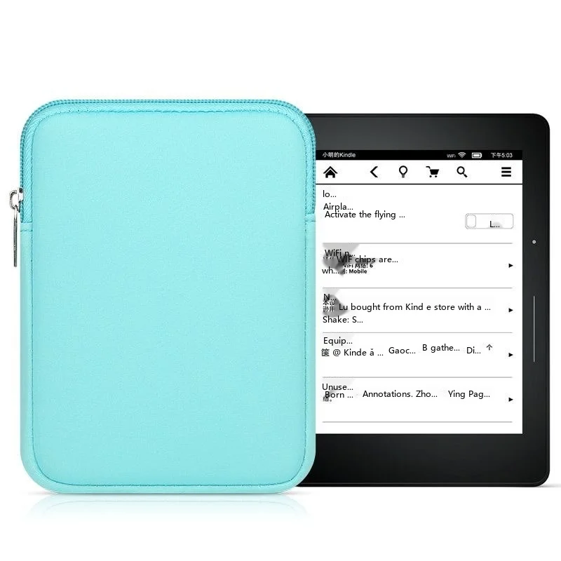 Minimalistische Tablet-Hülle 6-11 Zoll Tragbare PU-Tasche für iPad mit Weichem Futter – Detail 3