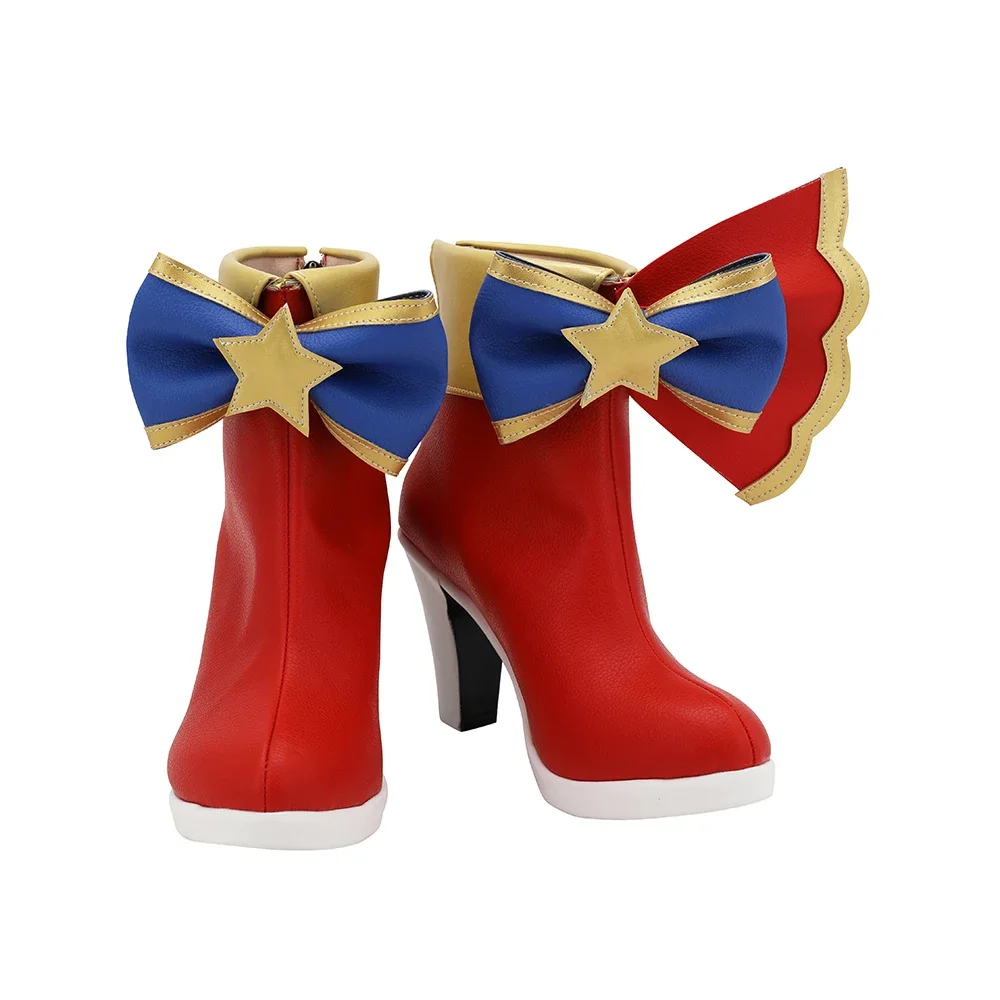 Pripara Reona West 코스프레 부츠 하이힐 신발 소녀를위한 맞춤 제작 할로윈 파티 코스프레