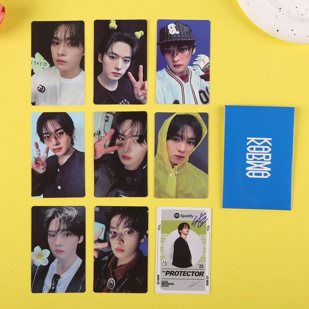 

Новинка, 8 шт., бродячие дети, SKZOO KPOP, корейская комбинация волн BangChan Hyunjin LeeKnow Changbin Fan, незаменимая фотокарта, ломо-карта, подарок
