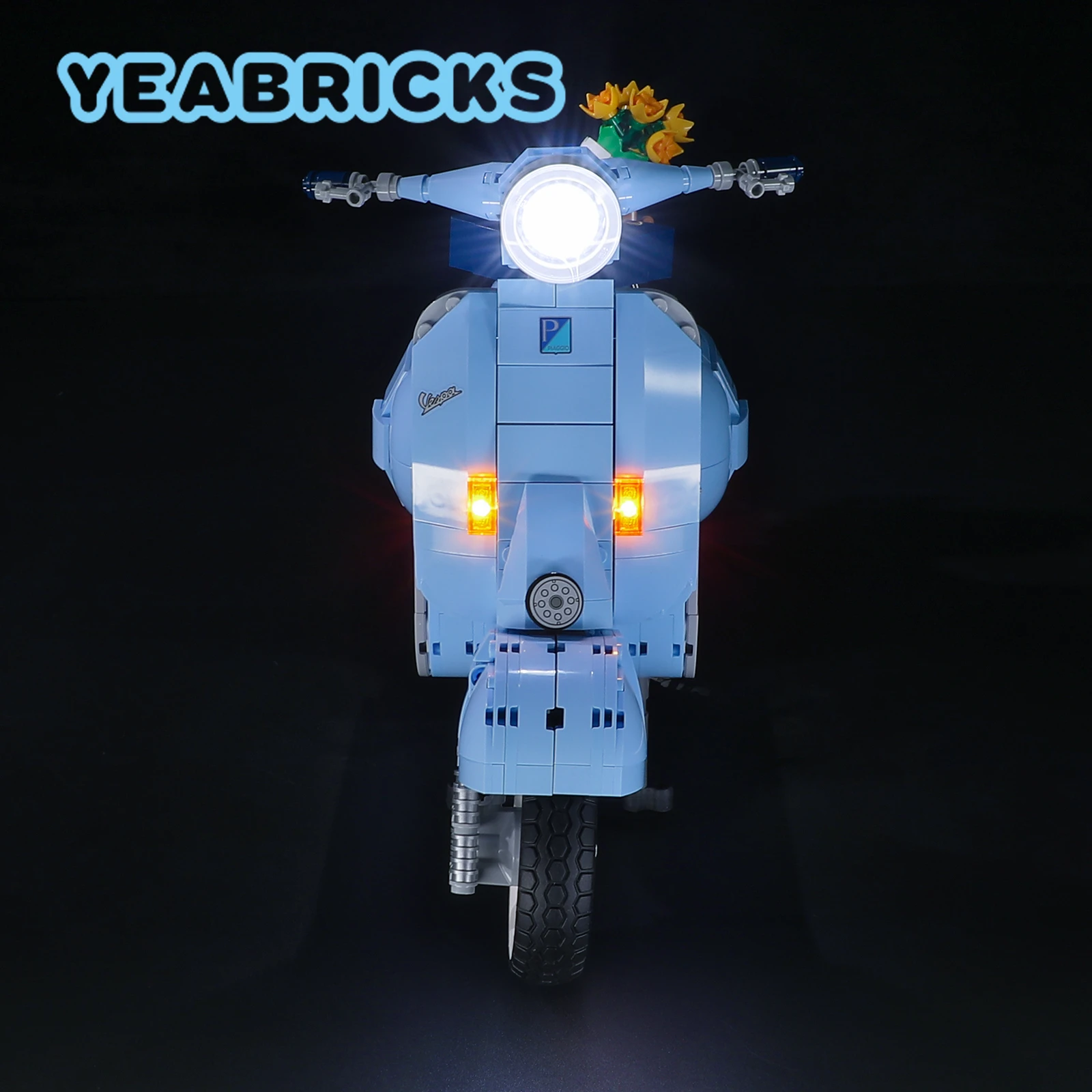 YEABRICKS LED Light Kit for 10298 Vespa 125 Building Blocks Set (NOT Include the Model) Bricks Toys for Children