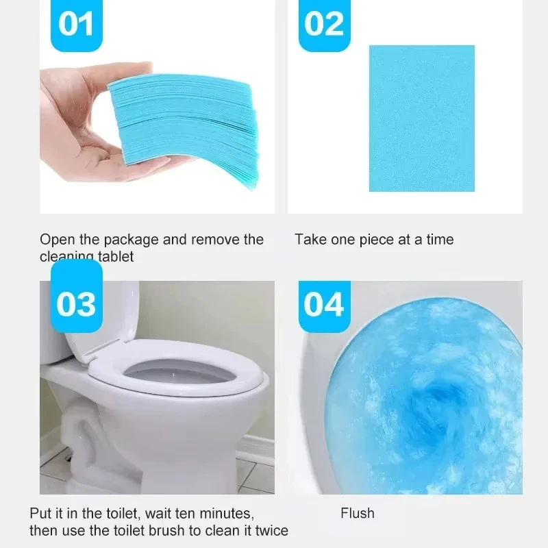 For Mopping Floor Toilet Cleaner Sheet Cleaning Hygiene Toilet Deodorant Yellow Dirt Cleaning Tool