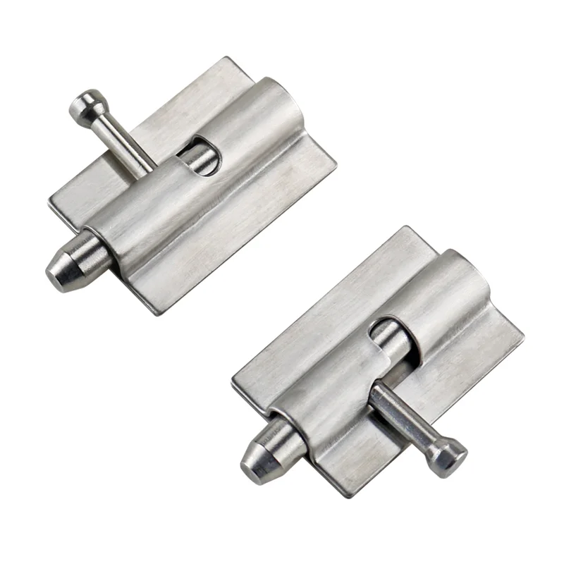 

304 Stainless Steel Brushed Door Bolt Industrial Electrical Automation Equipment Small Door Buckle Indoor Door Spring Bolt