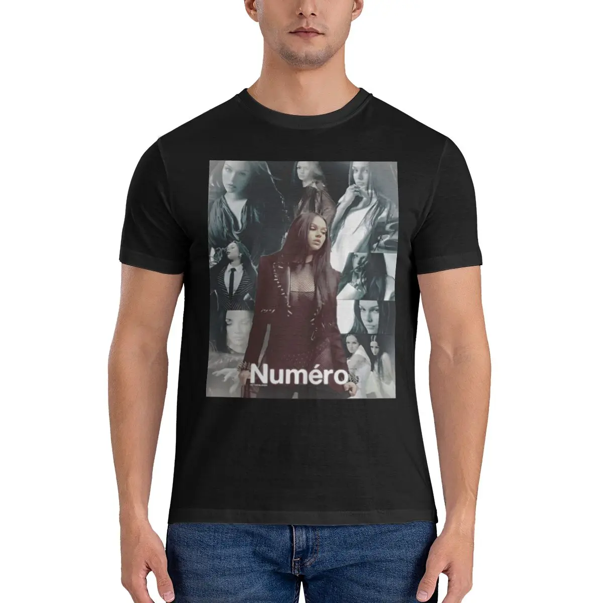 Numero T-Shirts Men Maggie Lindemann Singer Vintage 100% Cotton Tee Shirt Crewneck Short Sleeve T Shirt 6XL Clothes